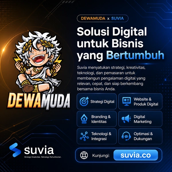 Dewamuda bersama Suvia - solusi digital untuk bisnis